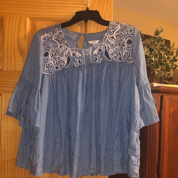 cute denim blouse - Picture 1 of 1